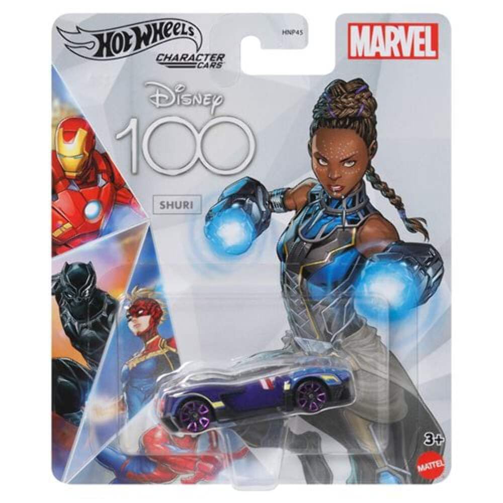 Amazon.com: Hot Wheels Disney 100 Character Cars Shuri, 1:64 Scale
